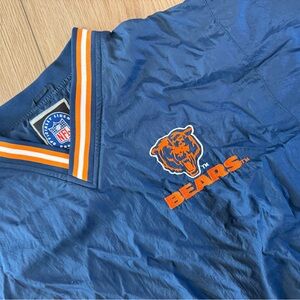VINTAGE CHICAGO BEARS  NFL  PULLOVER JACKET BY NFL YOUTH LARGE 14/16.